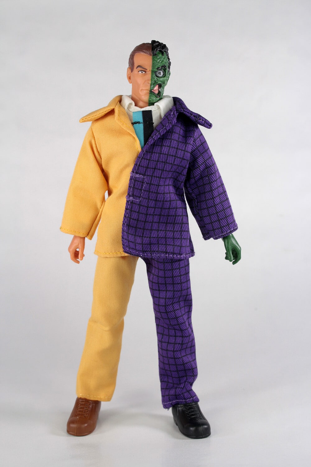 PopMarket - Mego - DC Comics Two Face Worlds Greatest 8IN Boxed Figure - COLLECTIBLES - Multicolor