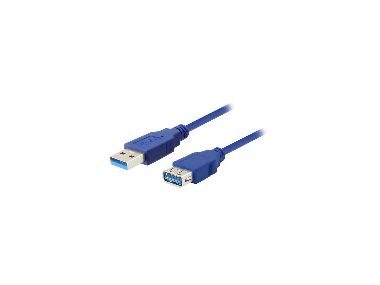 Alt View 1. Nippon Labs - Nippon Labs 50USB3-AAF-6 6 ft. USB 3.0 A Male to A Female Extension Cable - Blue.