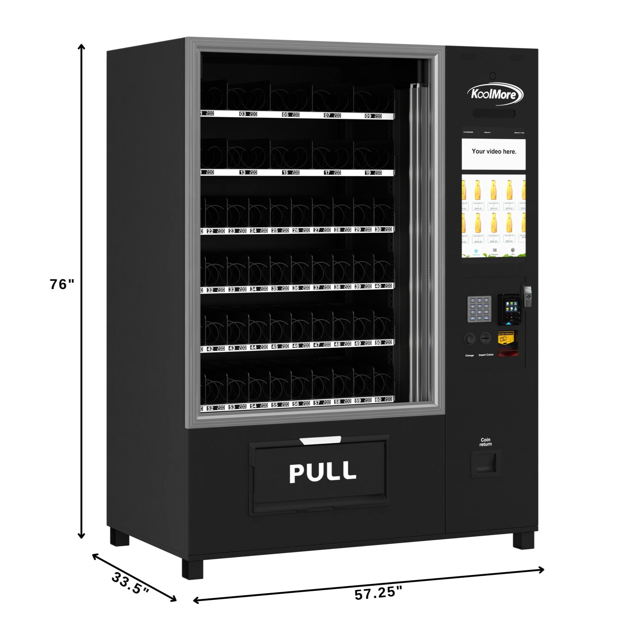 KoolMore

Your video here.

PULL

76" x 33.5" x 57.25"