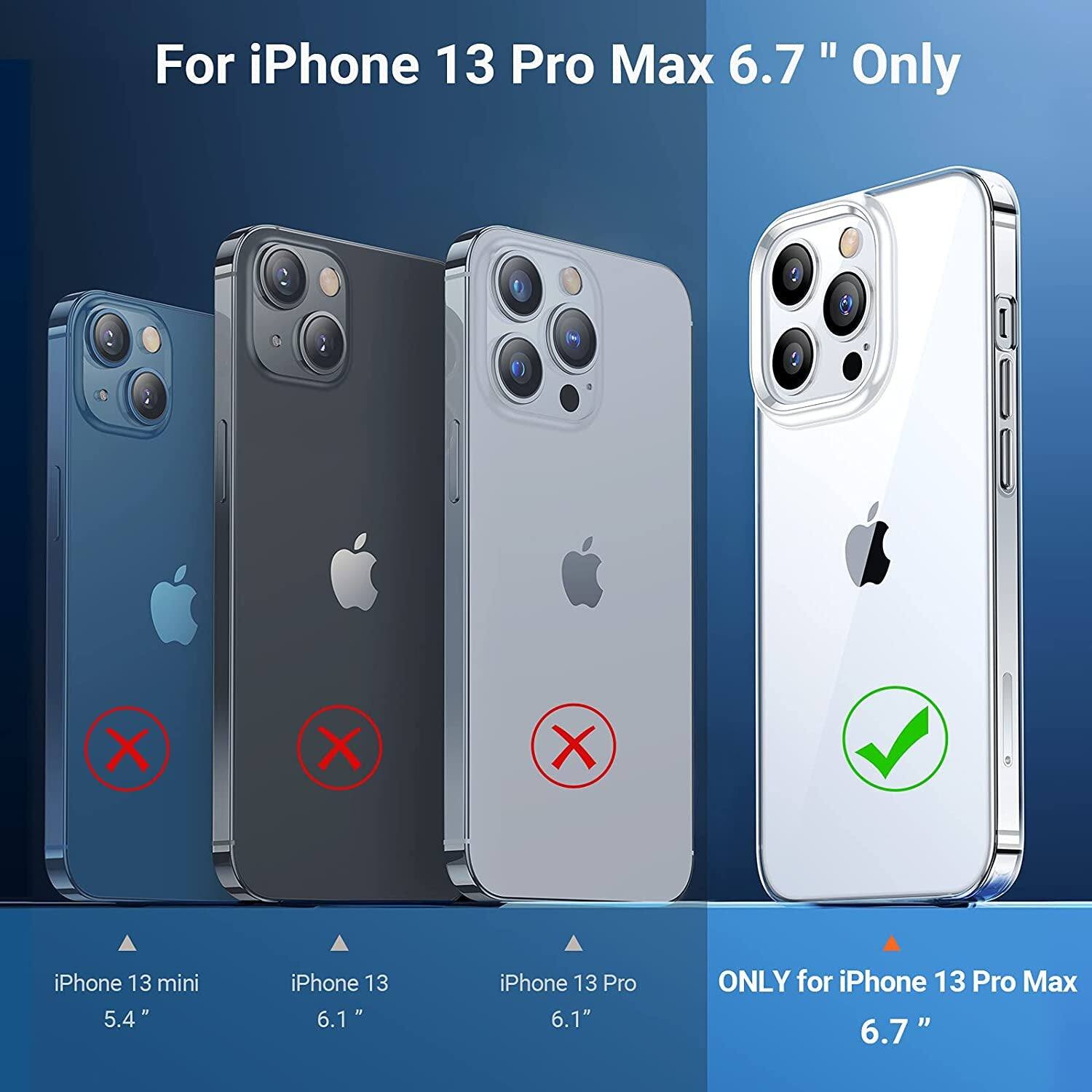 For iPhone 13 Pro Max 6.7 Only

iPhone 13 mini 5.4"
iPhone 13 6.1"
iPhone 13 Pro 6.1"
ONLY for iPhone 13 Pro Max 6.7 "