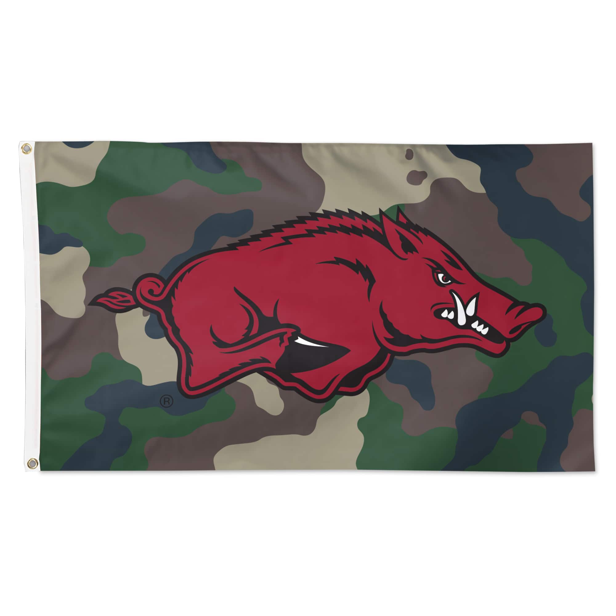 WinCraft - Arkansas Razorbacks 3' x 5' Single-Sided Deluxe Flag - Camo