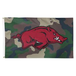 WinCraft - Arkansas Razorbacks 3' x 5' Single-Sided Deluxe Camo Flag - Camouflage
