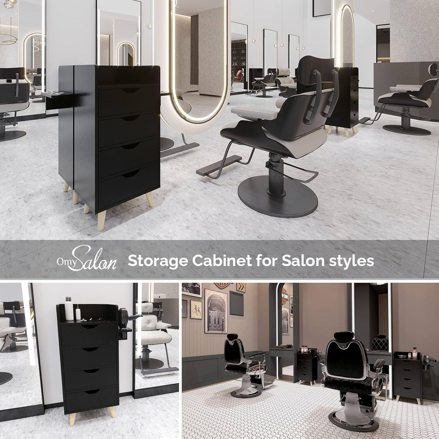 Omy Salon Storage Cabinet for Salon styles