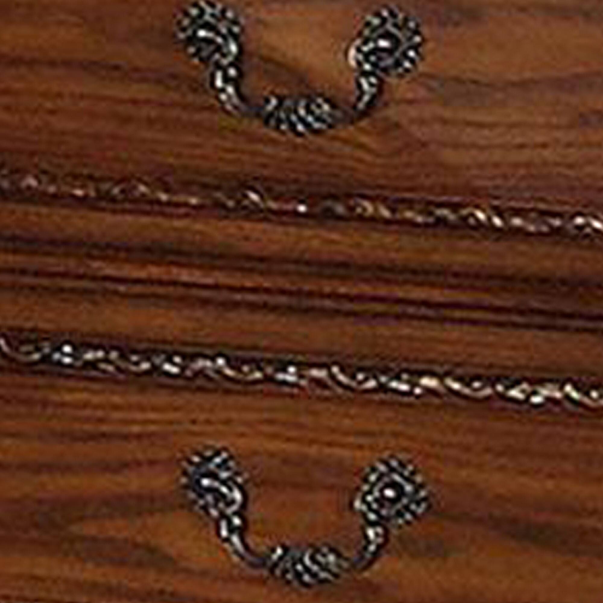 Alt View 2. Manhattan Lane - Wooden Night Stand with Two Drawer In Traditional Style - Brown.