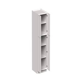Boyel Living - 24-in W x 84-in H x 27-in D Slim Shaker RTA Kitchen Pantry Tall Cabinet with Soft-Close - Snow White