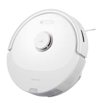 Front. Roborock - Roborock Q8 Max Robot Vacuum and Mop Cleaner, DuoRoller Brush, Lidar Navigation, Obstacle Avoidance - White.