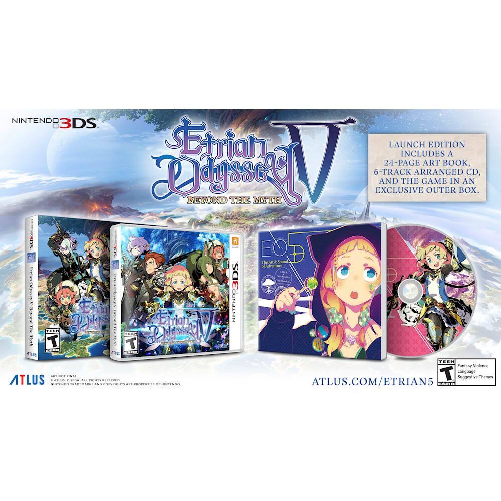 Alt View 11. Atlus - Etrian Odyssey V: Beyond the Myth Launch Edition.