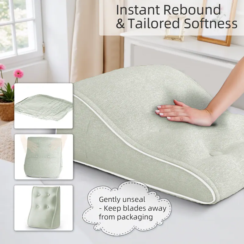 Instant Rebound & Tailored Softness

Gently unseal - Keep blades away from packaging