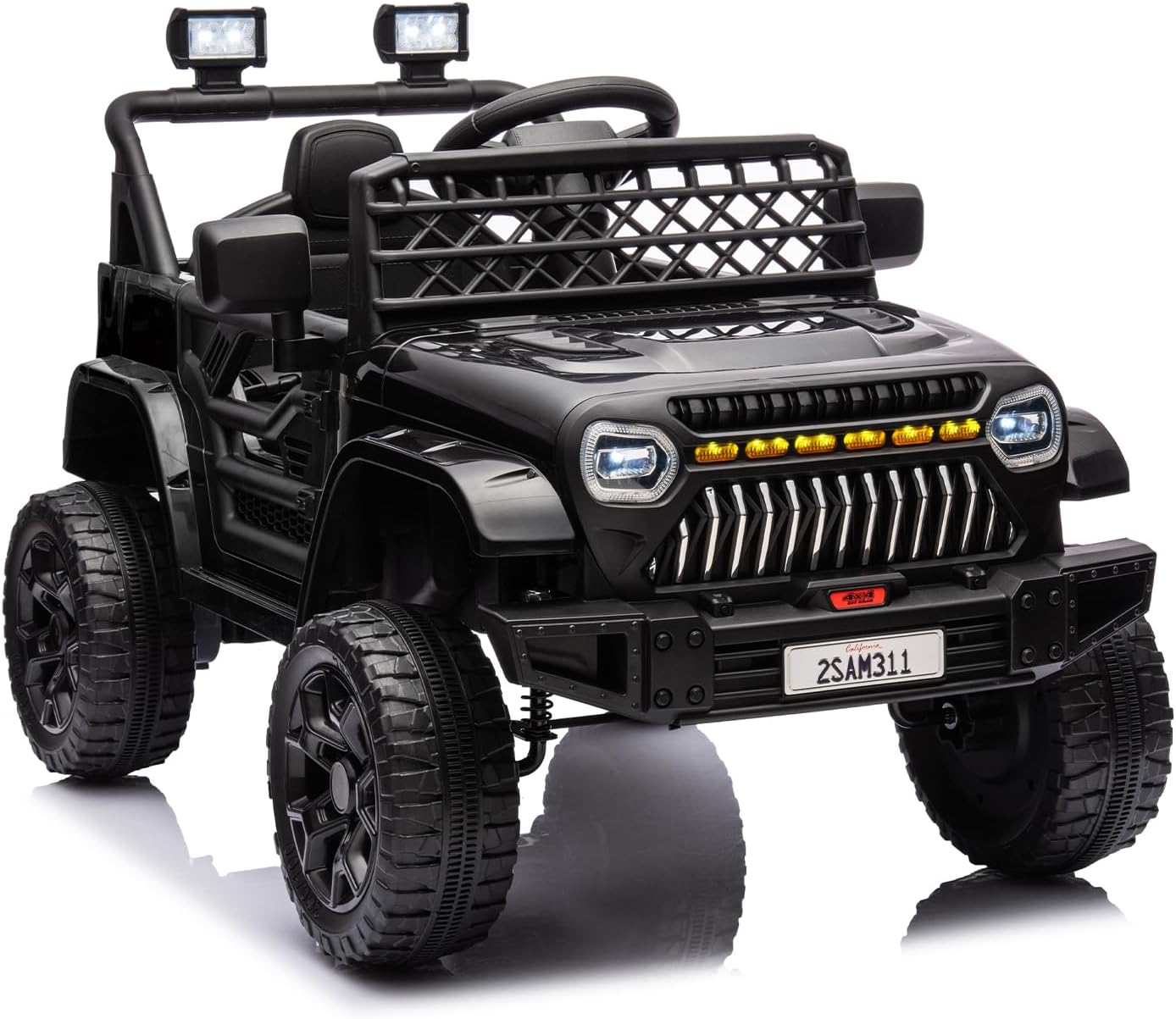 Electrodes Masters - 12V Kids Ride On Truck Battery Powered Ride On Car Toy for Toddles Electric Vehicle with 2.4G Remote Control - Black price history on PriceWatchPro