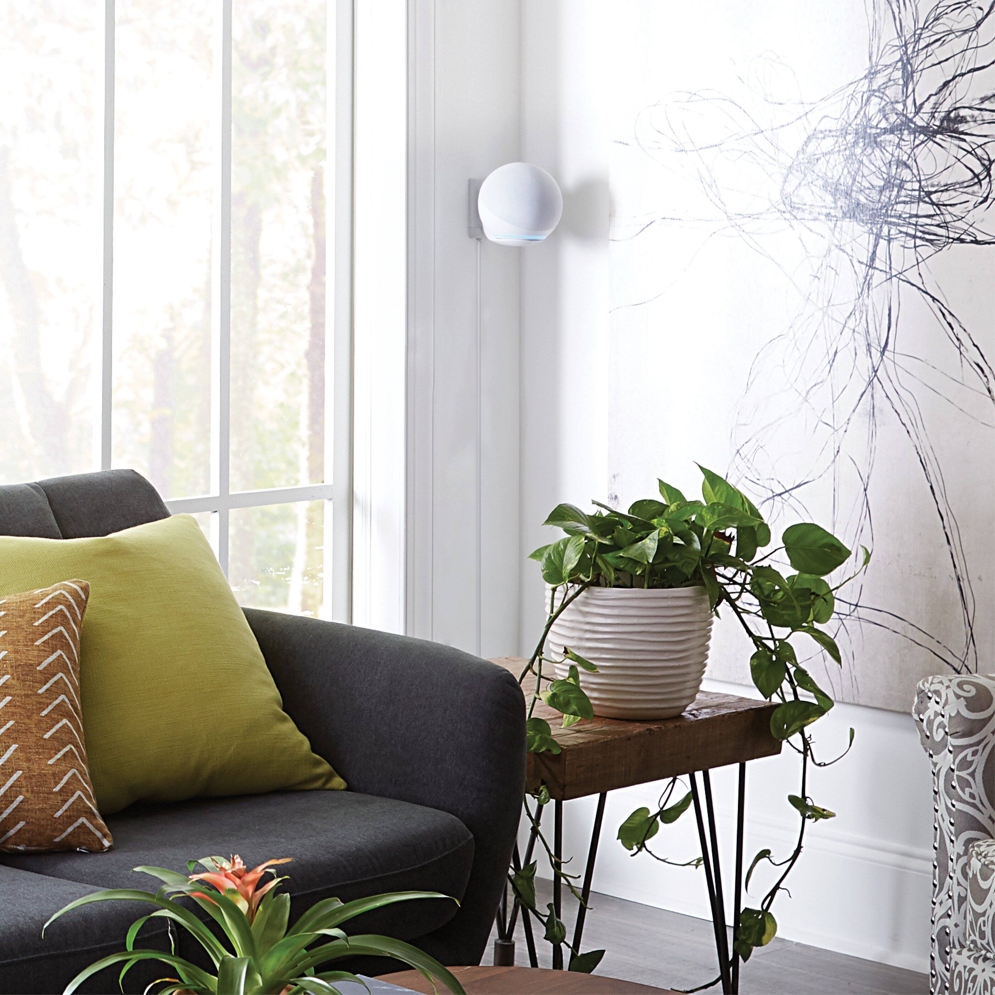 Alt View 12. Sanus - Tilt and  Swivel Mount for Amazon Echo (4th Gen) - White.