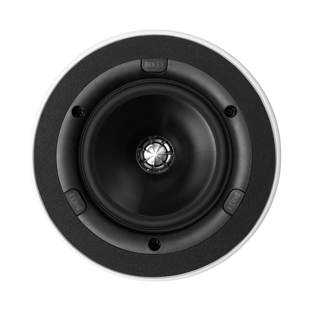 KEF - Ci Q Series Ci130QR Speaker - White - Front_Zoom