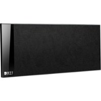 KEF - T Series 2-Way Center-Channel Speaker - Black - Front_Zoom