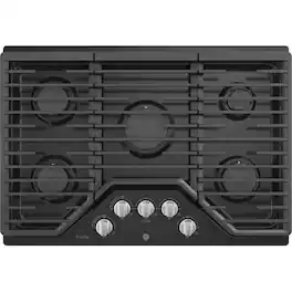 GE - Profile Series 30" Built-In Gas Cooktop - Black