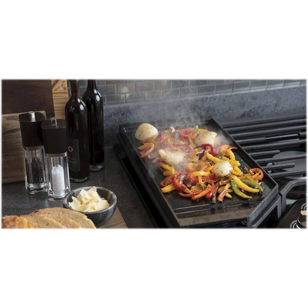 Alt View 12. GE - Profile Series 30" Built-In Gas Cooktop - Black.