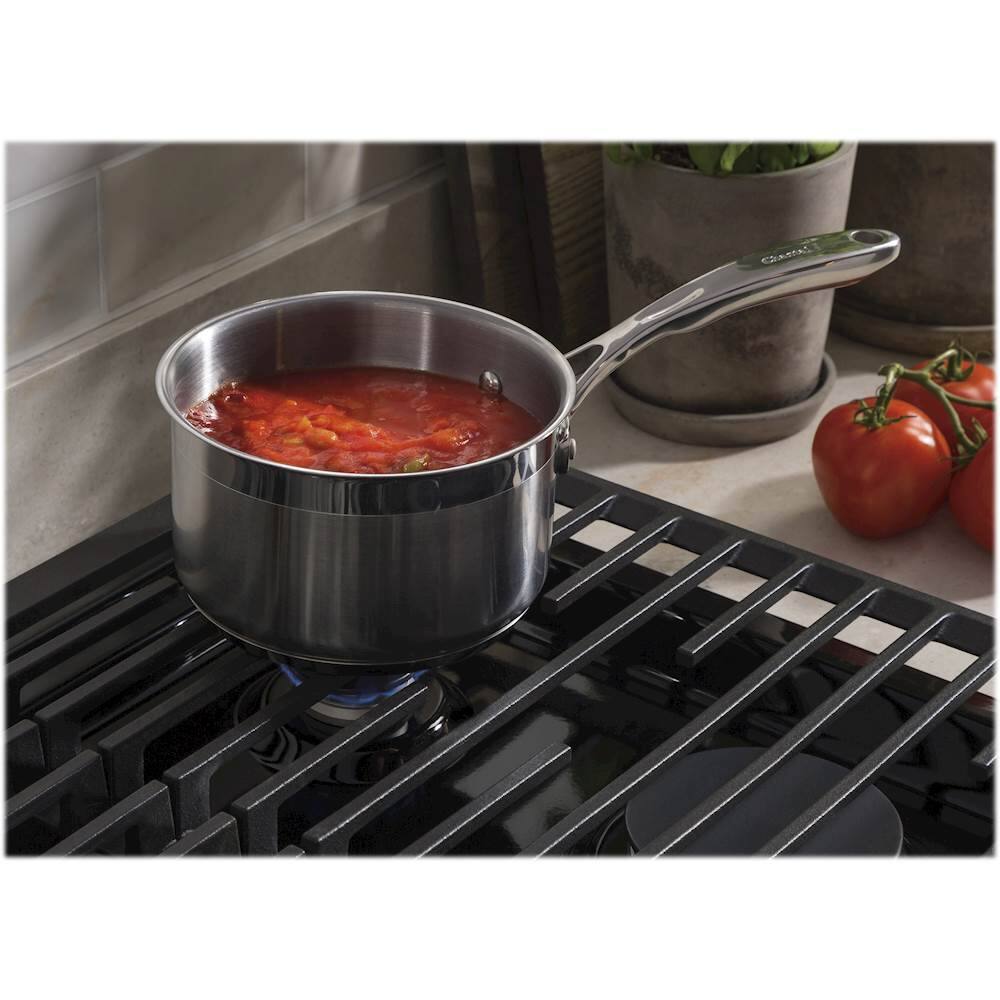 Alt View 17. GE - Profile Series 30" Built-In Gas Cooktop - Black.