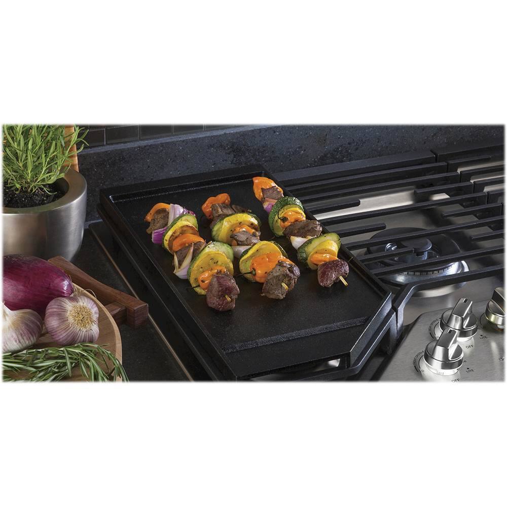 Alt View 14. GE Profile - 30" Built-In Gas Cooktop - Stainless Steel.