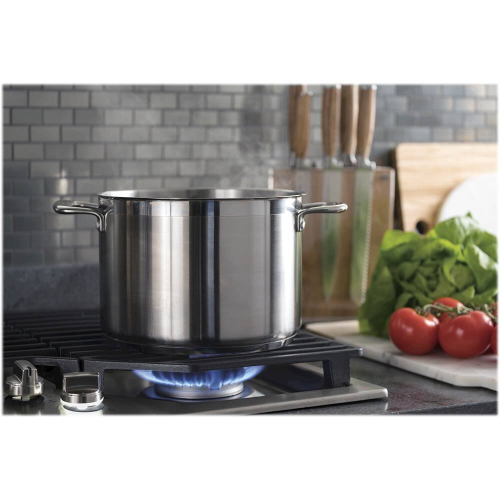 Alt View 17. GE Profile - 30" Built-In Gas Cooktop - Stainless Steel.