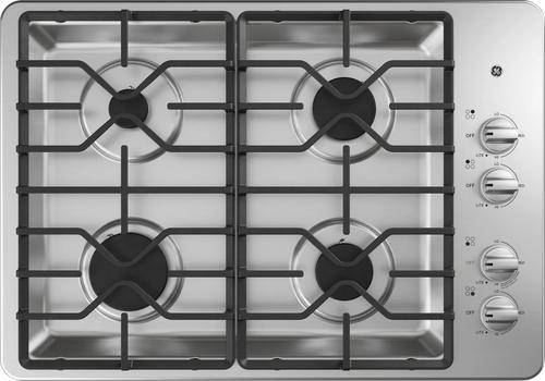 GE - 30 Built-In Gas Cooktop - Stainless steel was $659.99 now $449.99 (32.0% off)