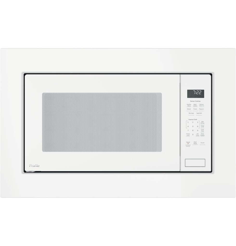 Zoom in on Alt View Zoom 11. GE Profile - 2.2 Cu. Ft. Built-In Microwave - White.