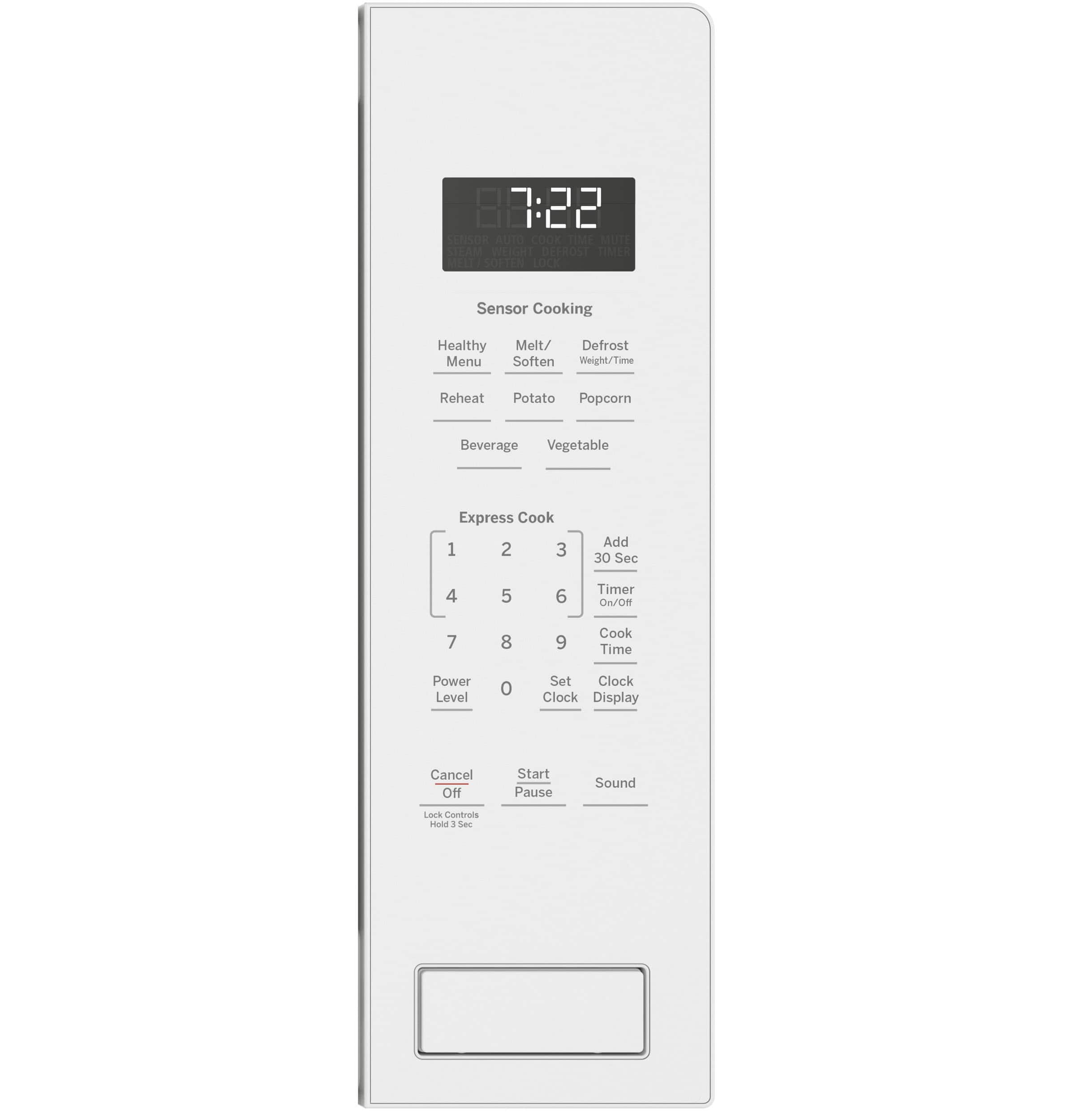 Alt View 12. GE Profile - 2.2 Cu. Ft. Built-In Microwave - White.