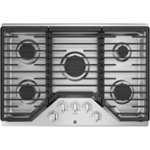 Front Zoom. GE - 30" Gas Cooktop - Stainless Steel.
