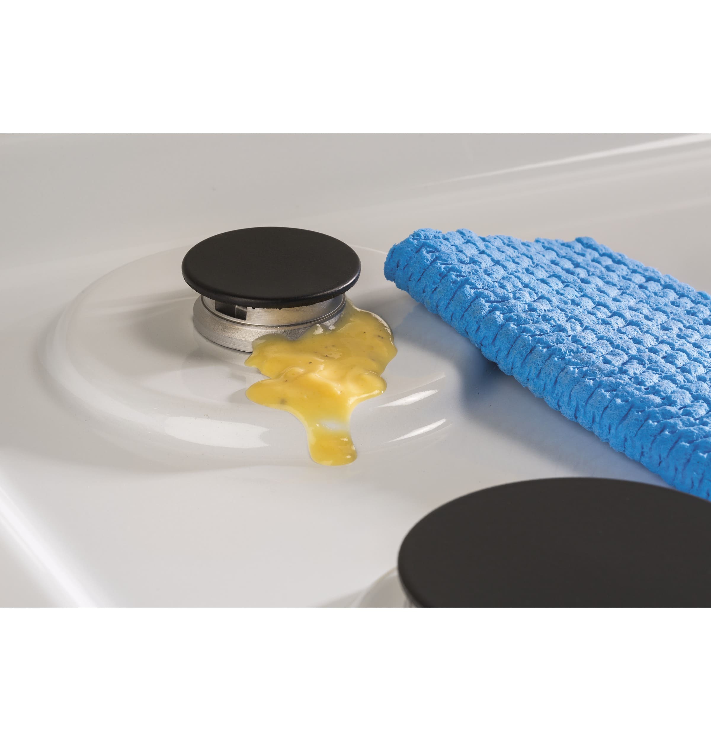 Alt View 13. GE - Profile Series 36" Built-In Gas Cooktop.