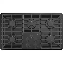 GE - 36" Built-In Gas Cooktop - Black