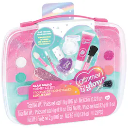Make It Real - Glimmer & Glow: Glam Squad Cosmetics Case Makeup Kit