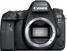 Canon - EOS 6D Mark II DSLR Camera (Body Only) - Black - Front_Zoom