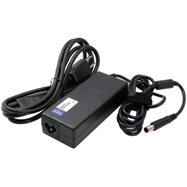AddOn - Lenovo 0A36258 Compatible 65W 20V at 3.25A Black Slim Tip Laptop Power Adapter and Cable - 65 W - 20 V DC Output - Black