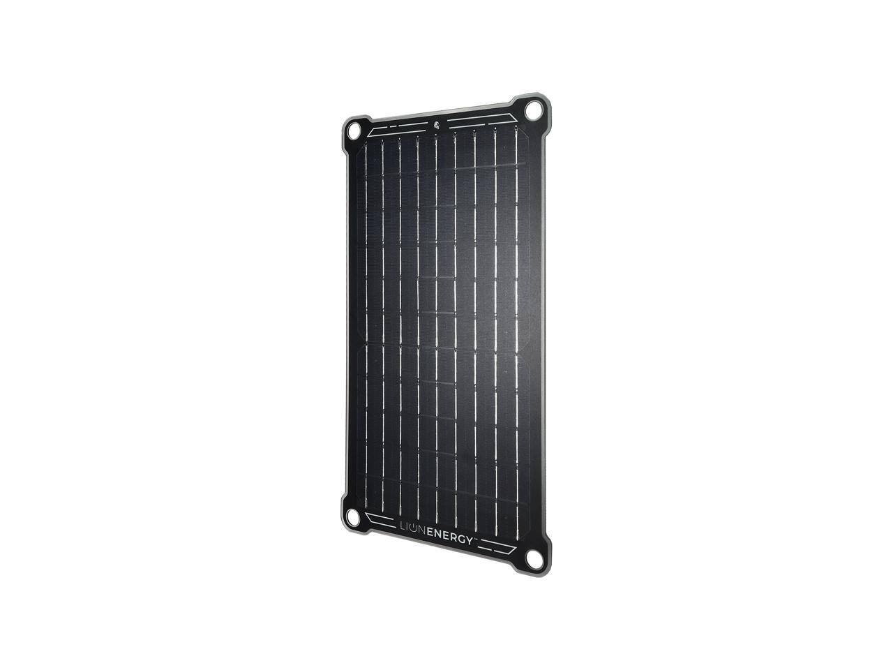 Alt View 3. Lion Energy - Lion Energy - Lion 10W LW (Light Weight) 10W/6.6V portable solar panel - lightweight (<1 lbs) w/ build in USB-A port.