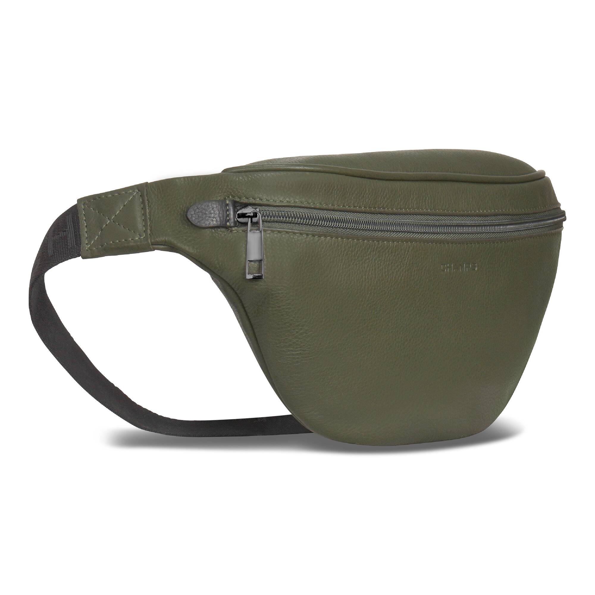 Left. Champs - OB-401-KHAKI (WAIST-PACK) - Khaki.