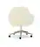 Alt View 11. Linon Home Décor - Modern Office Chair with Arms - Off-White.