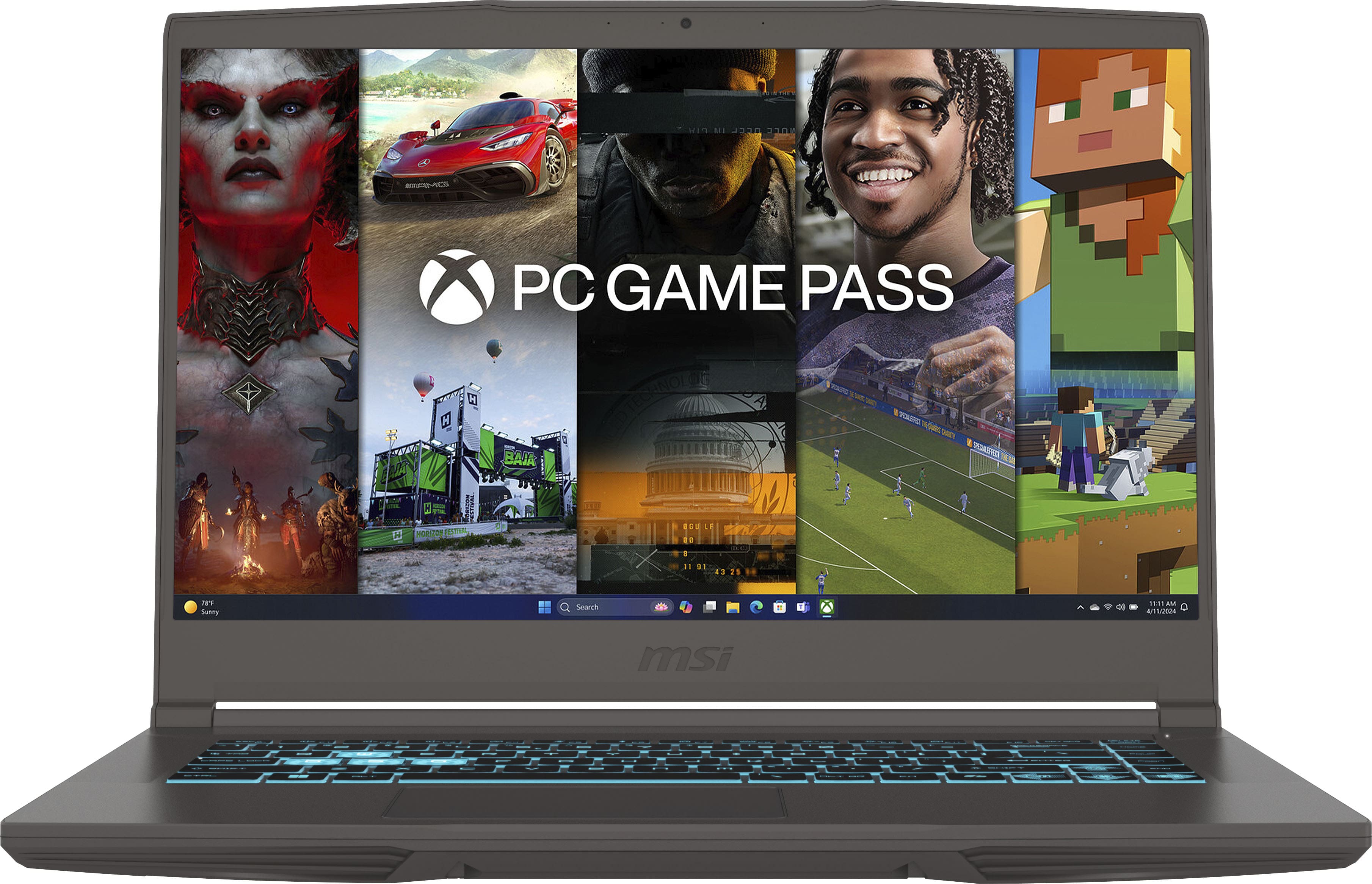 The text on the image reads "PC Game Pass."