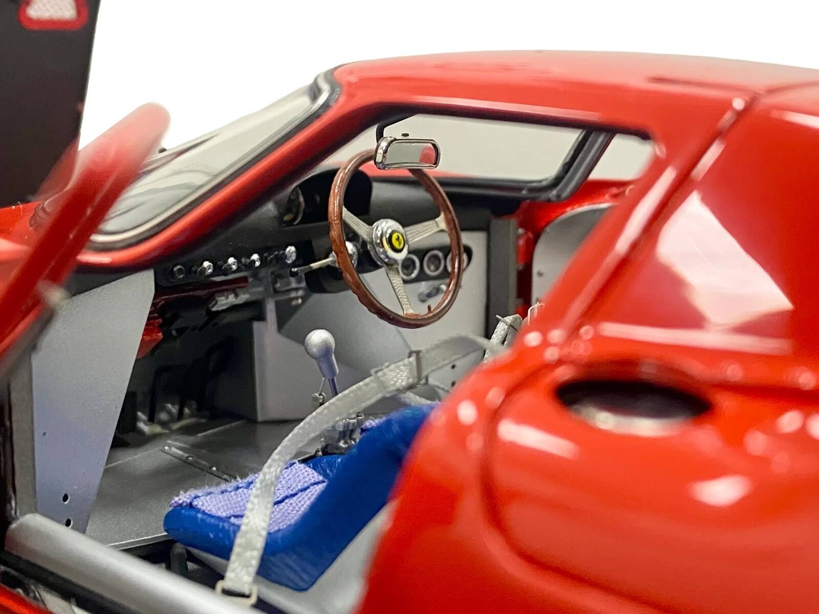 Alt View 3. CMC - Ferrari 250 LM RHD #7 "12 Hours of Reims" (1964) Limited Edition to 1500 pieces Worldwide 1/18 Scale Model Car by CMC.