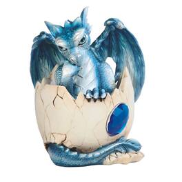FC Design - 4"H September Birthstone Dragon Baby Hatch Egg Figurine Statue Office Desk Tabletop Medieval Gaming Home Decor - Multi-Color
