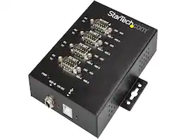 StarTech.com - StarTech 4-Port USB to RS-232/422/485 Industrial Adapter, 15kV ESD Protection