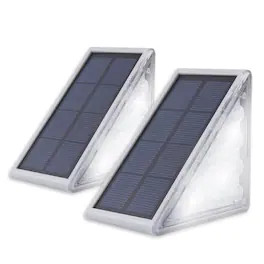 Techko - Outdoor Solar Compact Step Light (2-pack)