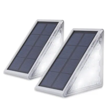 Front. Techko - Outdoor Solar Compact Step Light (2-pack).