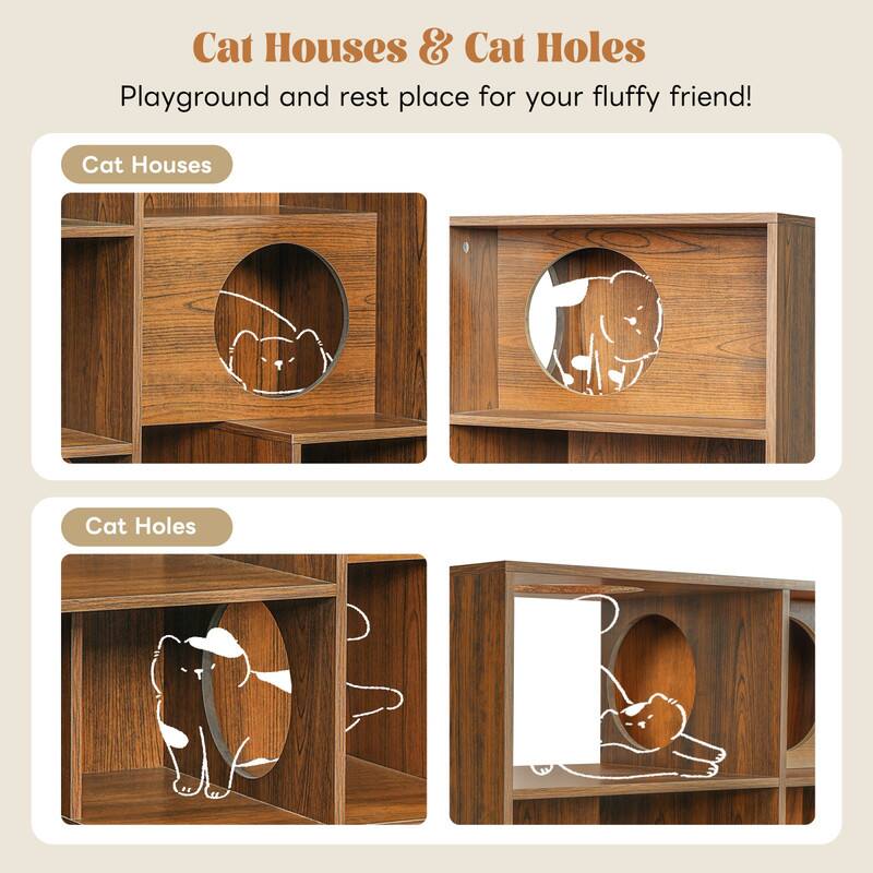 Cat Houses & Cat Holes  
Playground and rest place for your fluffy friend!  

Cat Houses  
Cat Holes