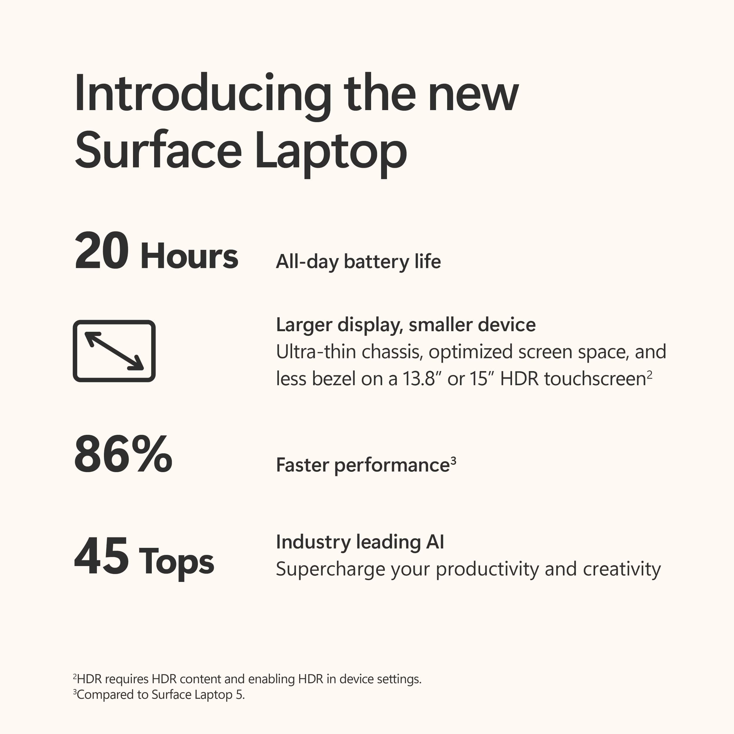 Microsoft Surface Laptop Copilot+ PC 15