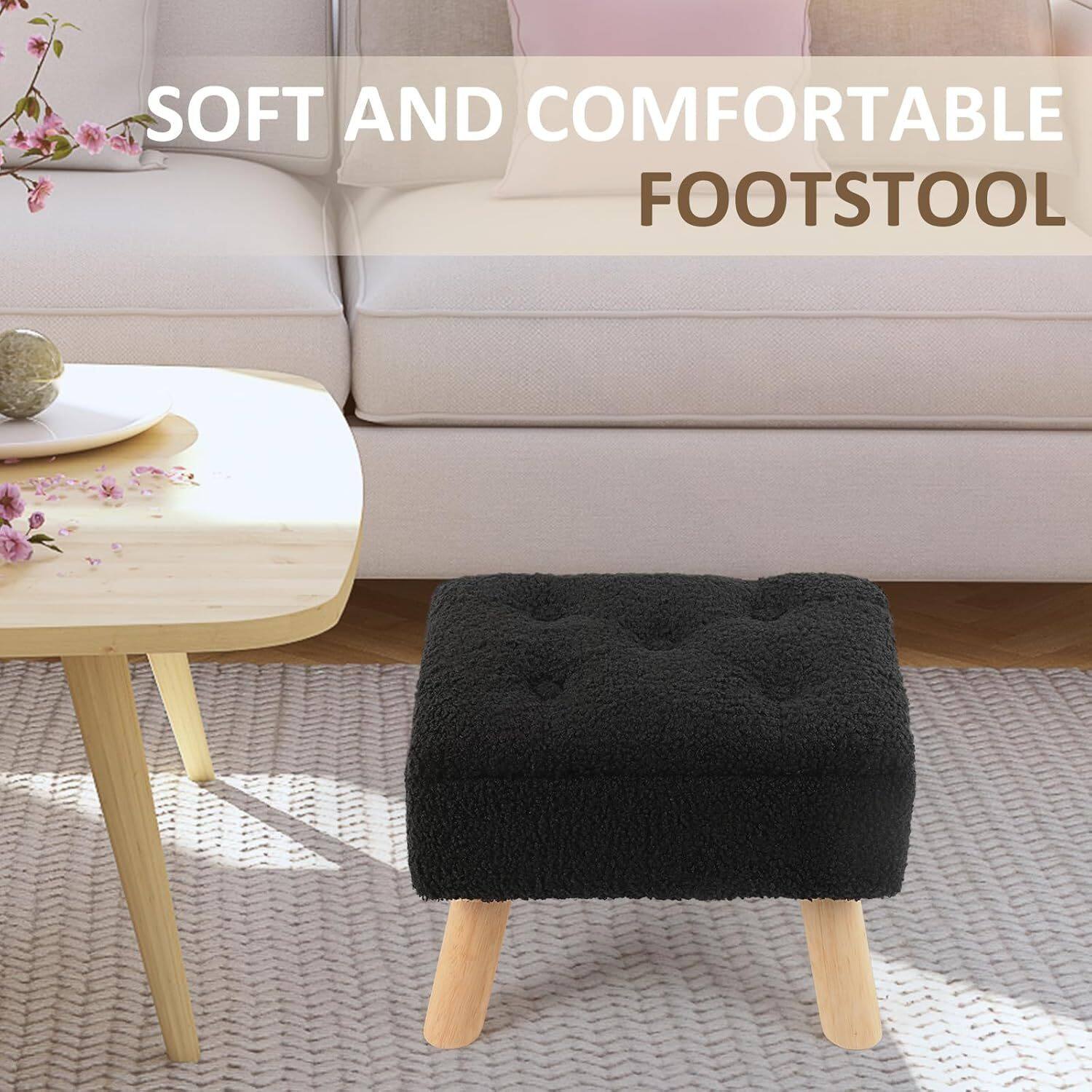 SOFT AND COMFORTABLE FOOTSTOOL