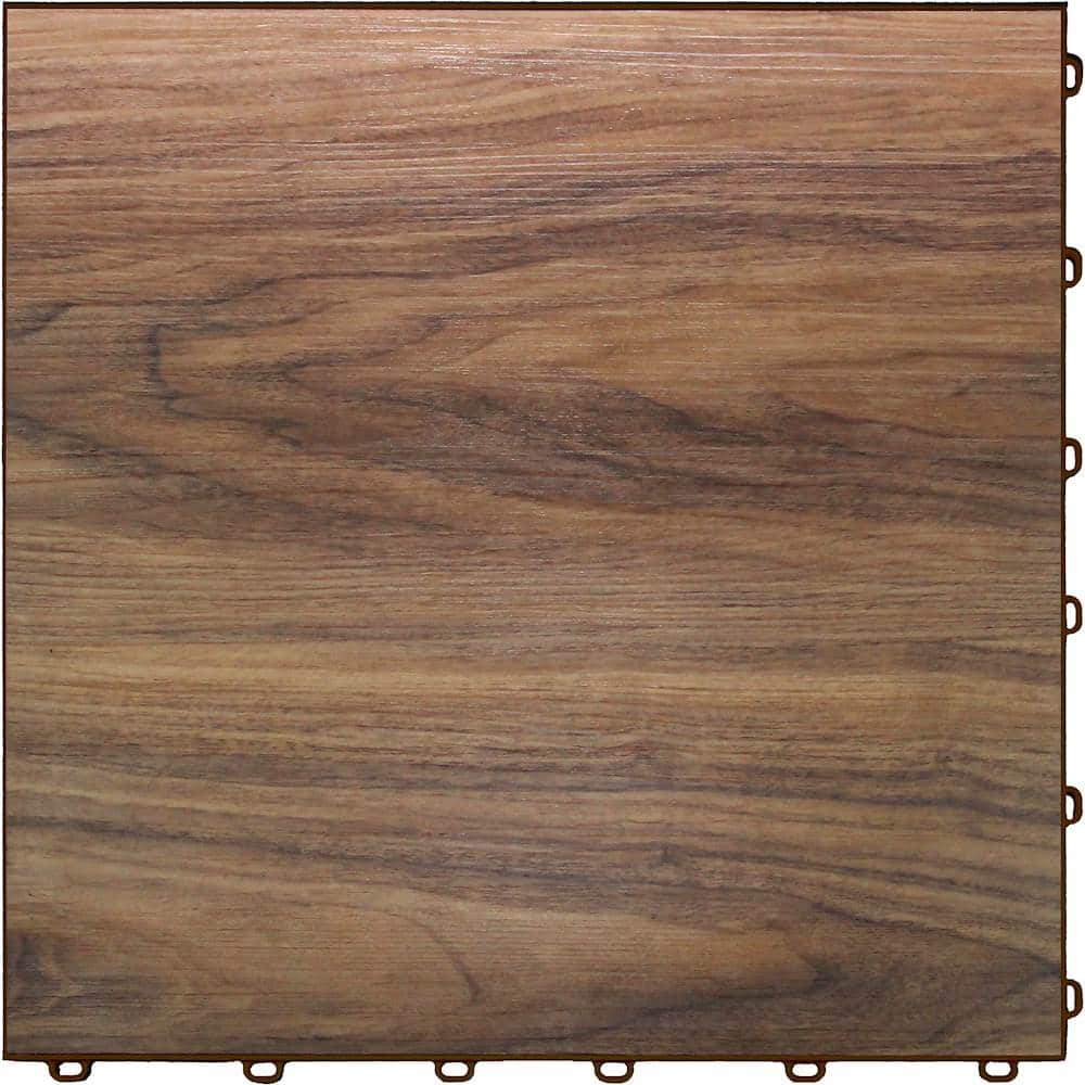 Swisstrax - Vinyltrax Floor Tile - Medium Maple - Larger Front