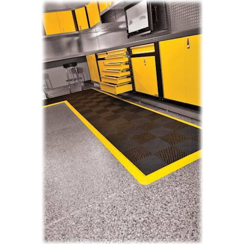 Best Buy Rubbertax Floor Tile Jet Black TBD