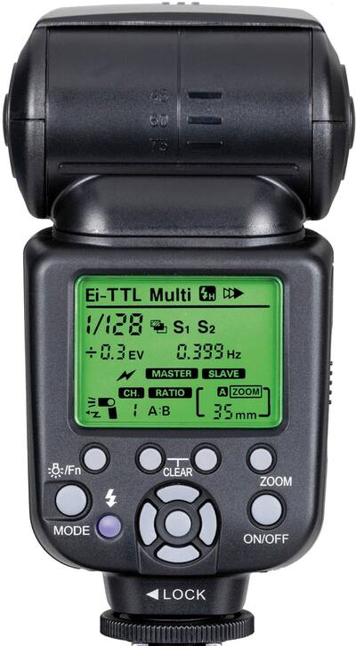 Canon camera hot shoe slitta flash TTL con presa sincro. Adapter Canon camera hot shoe slitta flash TTL con presa sincro. Adapter