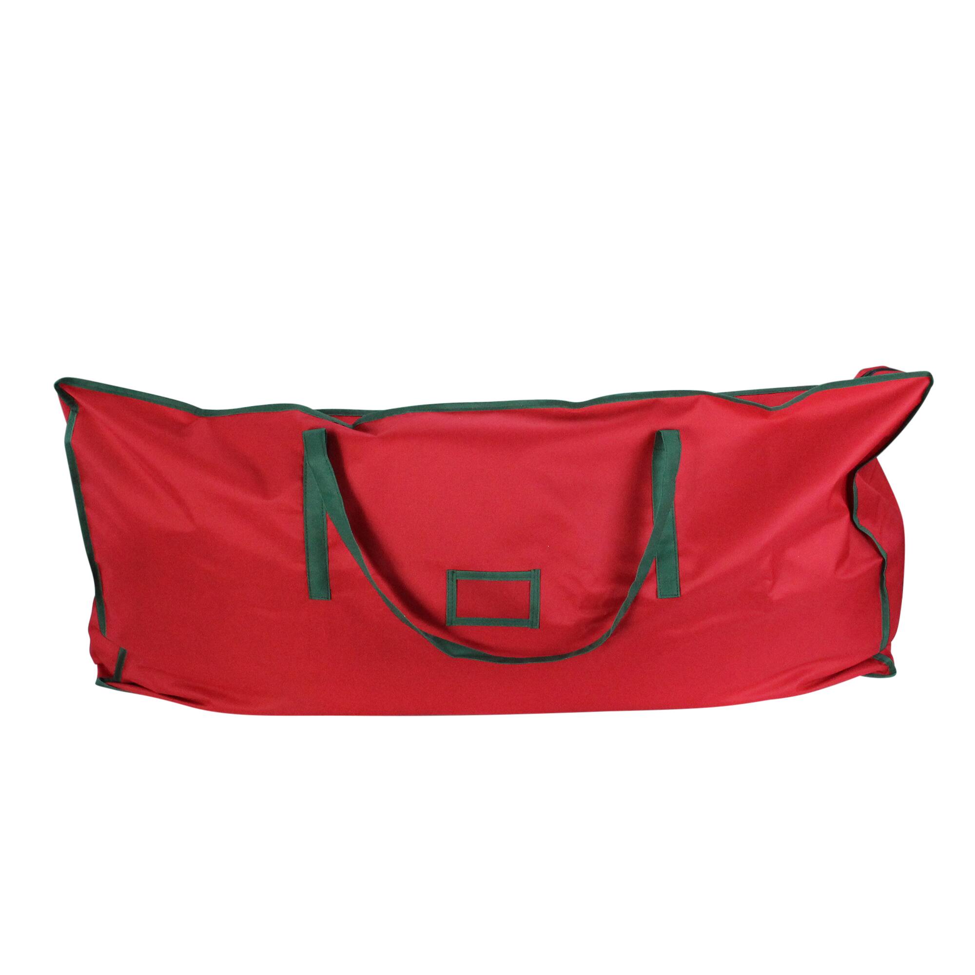 Northlight - 43” Red and Multipurpose Christmas Storage Bag - Green