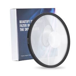 Unique Bargains - 82mm Spiral Lens Filter, Special Effect Tunnel Vision Spiral Prism Optical Glass Circular Frame