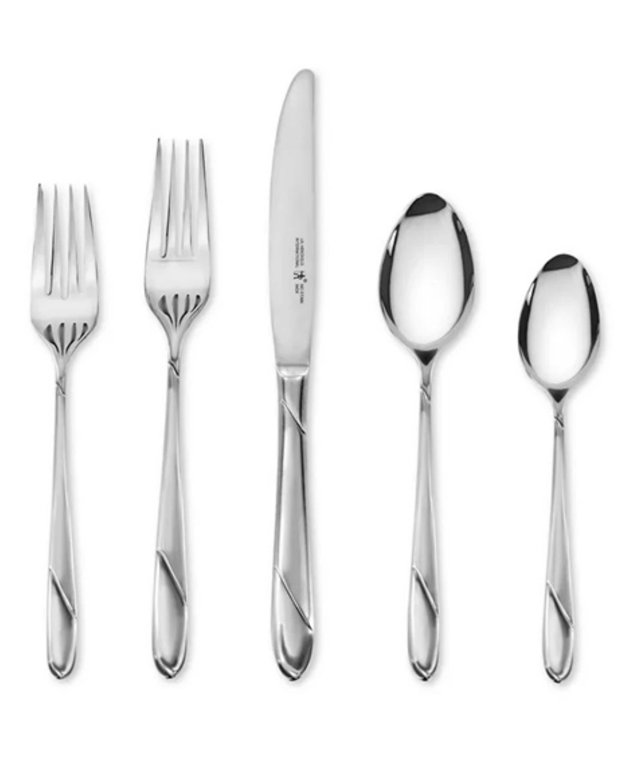 Henckels - Milena 62-pc 18/10 Flatware Set - Stainless Steel