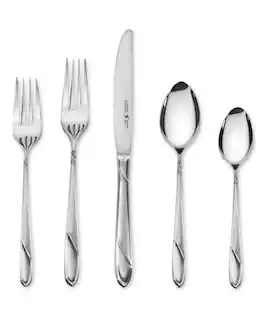 Henckels - Milena 62-pc 18/10 Flatware Set - Stainless Steel