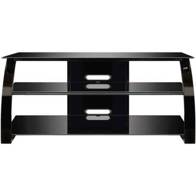 Bell'O - High Gloss Black Finish Flat Panel Audio/Video System - Black